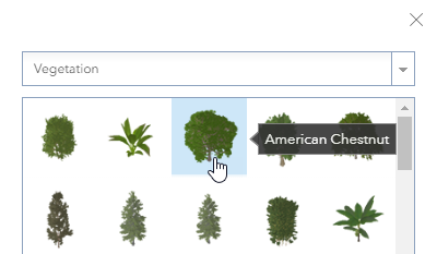 Change to American Chestnut tree symbol Change to American Chestnut tree symbol